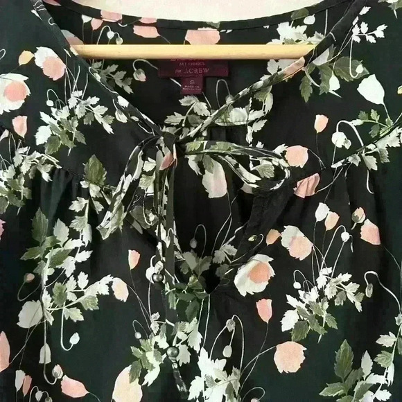 J.Crew Peasant Top in Liberty of London Poppy Dream Size S - Picture 4 of 8